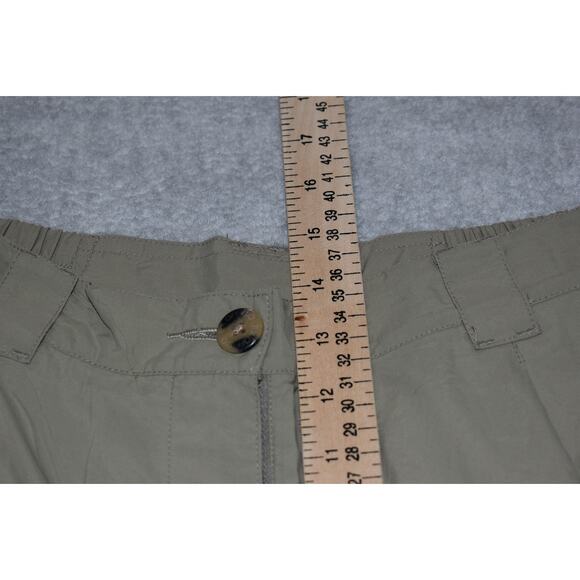 Exofficio Womens Size 12 Convertible Pants Shorts Camping Nylon Zip Cargo Pocket - Picture 8 of 10